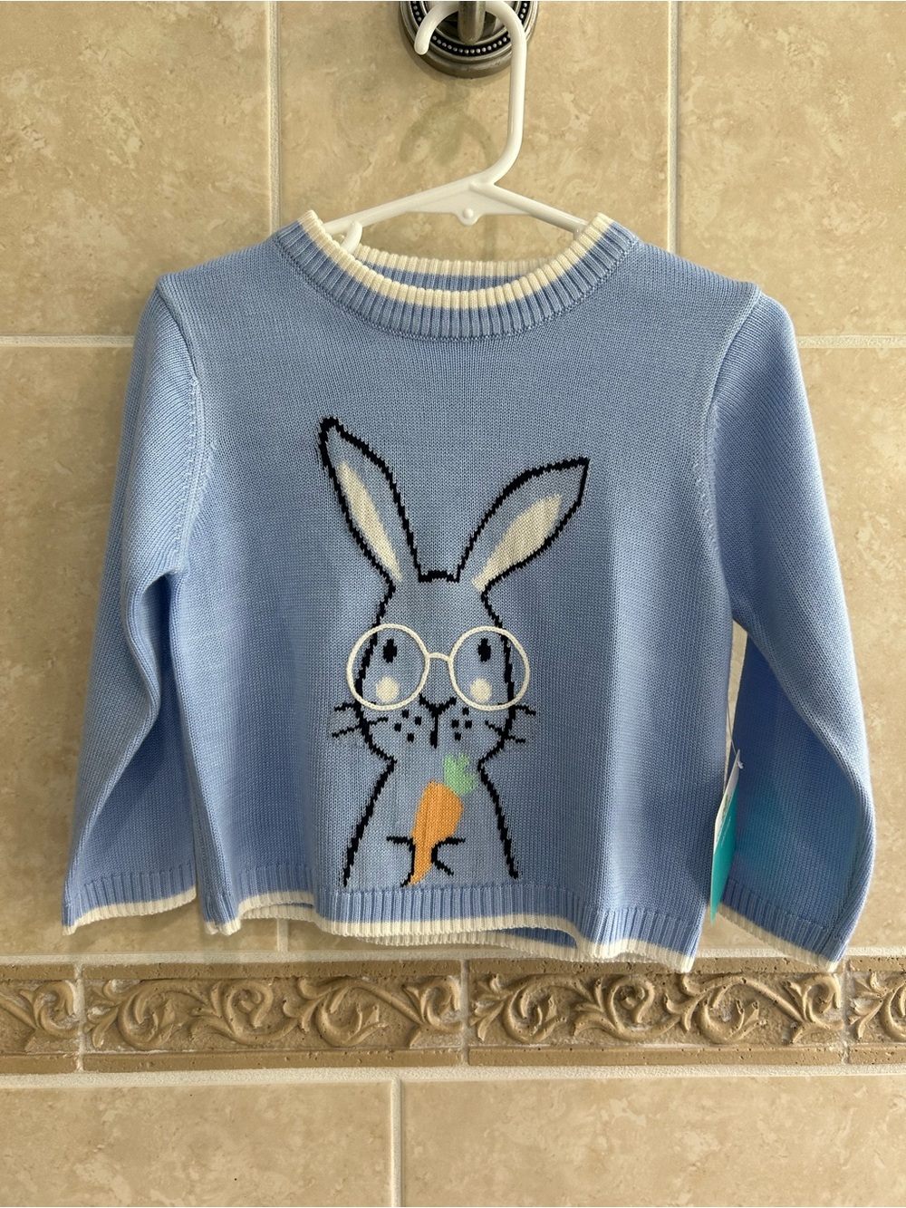Way to Celebrate Easter Bunny Sweater